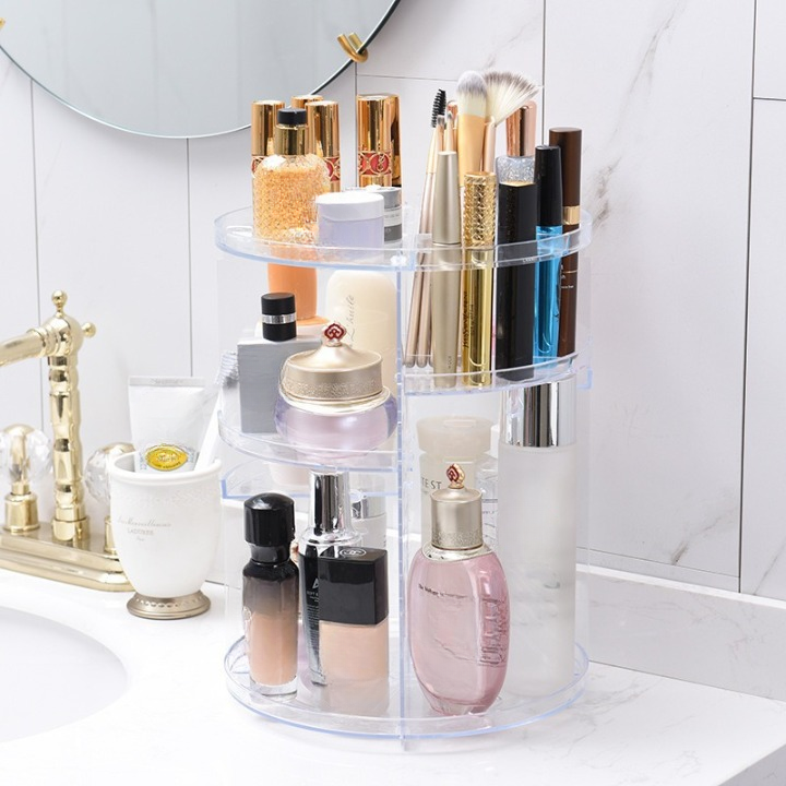 Acrylic 360 Spinning Makeup Organize