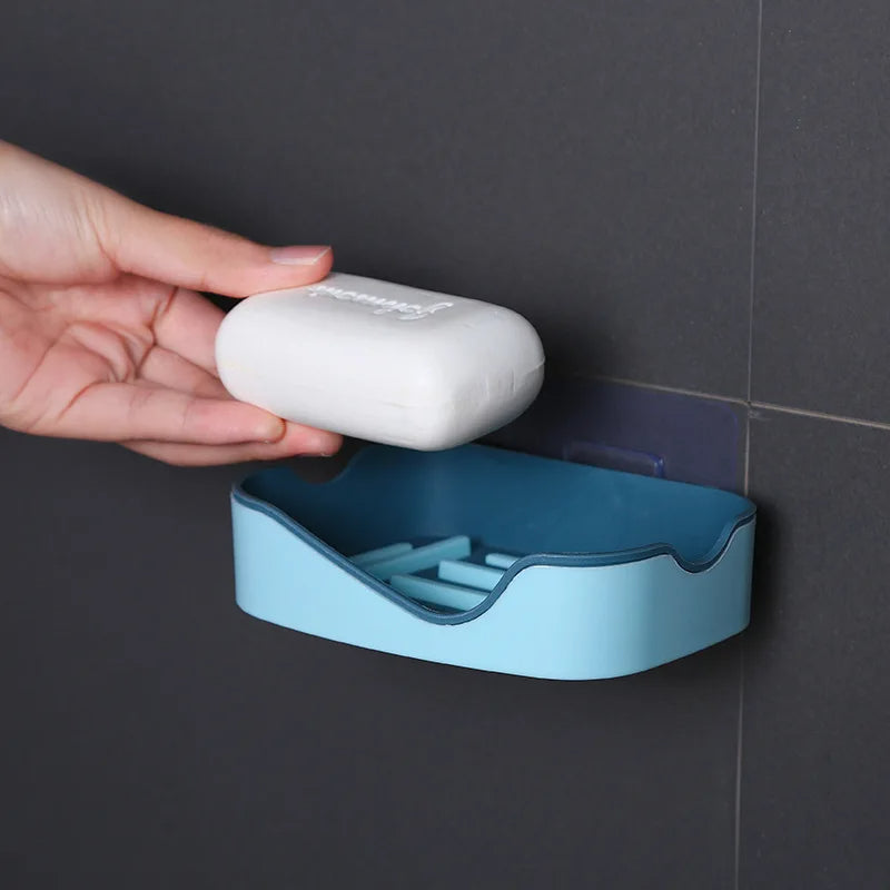 1Pc Double Layer Drain Soap Holder Regula